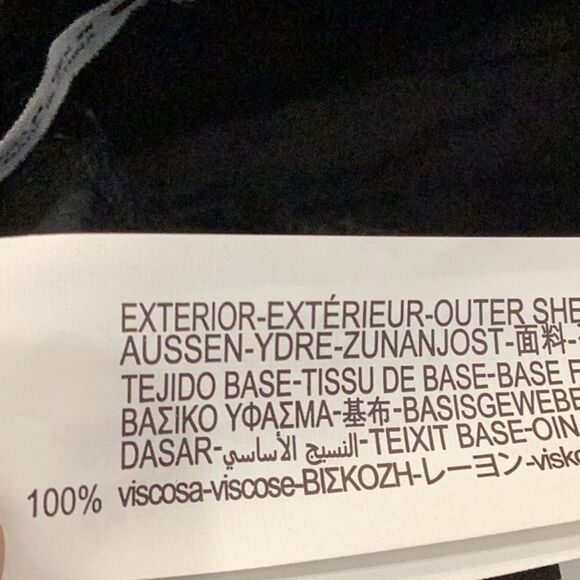 Zara Faux Leather Vegan Croc Leather Pants Size Medium - Picture 12 of 16